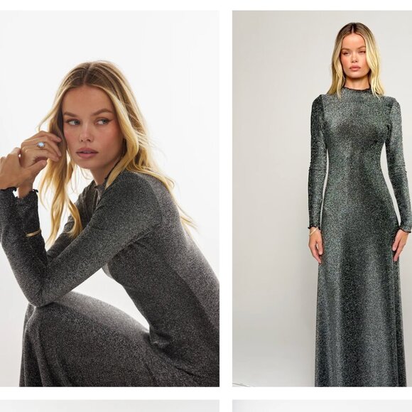 Resa Lyon Dress in Graphite - Picture 1 of 10